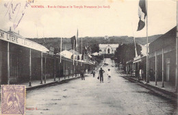 Nouvelle Calédonie - Nouméa - Rue De L'Alma Et Le Temple Protestant ( Au Fond ) - Carte Postale Ancienne - Nouvelle Calédonie