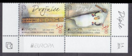 2014 Bosnia Herzegovina Mostar 385-386Paar Europa Cept 7,00 € - 2014