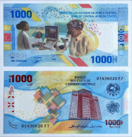 Central African States 1.000 1000 Francs 2022 P New, Hybrid UNC - Centraal-Afrikaanse Staten