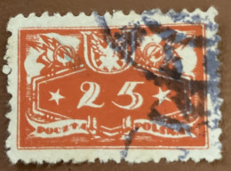 Poland 1920 Official Numeral 25 F - Used - Servizio