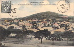 Nouvelle Calédonie - Un Boulevard De Nouméa - Carte Postale Ancienne - Nouvelle Calédonie