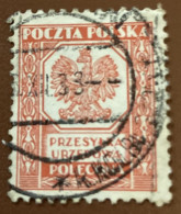 Poland 1933 Coat Of Arms - Polish Eagle - Used - Officials