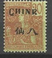 CHINE  N° 69 Variétée HINE De CHINE én Petite Lettre NEUF* LEGERE TRACE DE  CHARNIERE / MH - Ongebruikt