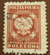 Poland 1945 Coat Of Arms - Polish Eagle - Used - Oficiales