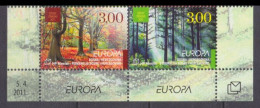 2011 Bosnia Herzegovina Mostar 311-312Paar Europa Cept 7,20 € - 2011