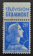 France 1955 N°1011Ba Ob TB - 1955-1961 Marianne (Muller)