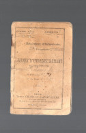 Carnet  D'enregistrement (tir) 16 E Regiment D'infanterie Année 1918  (PPP42124( - Documents