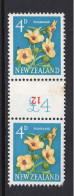 New Zealand 1960-66 Pictorials - Coil Pairs - 4d Puarangi - 12 - HM - Nuevos