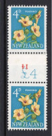 New Zealand 1960-66 Pictorials - Coil Pairs - 4d Puarangi - 14 - HM - Nuevos