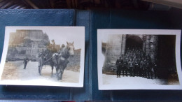 RARE LOT DE 2 PHOTO AMATEUR WWII PAR SOLDAT ALLEMAND 1941 MONT SAINT MICHEL - Guerra, Militares