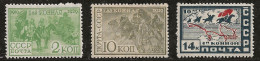 Russie 1930 N° Y&T :  450,452 Et 453 * - Ungebraucht