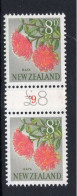 New Zealand 1960-66 Pictorials - Coil Pairs - 8d Rata - 6 - HM - Nuevos