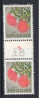 New Zealand 1960-66 Pictorials - Coil Pairs - 8d Rata - 6 - HM - Nuevos