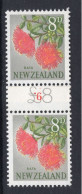 New Zealand 1960-66 Pictorials - Coil Pairs - 8d Rata - 9 - HM - Nuevos