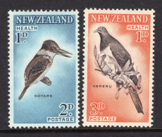 New Zealand 1960 Health - Kingfisher & Pigeon - Set HM (SG 803-804) - Nuevos