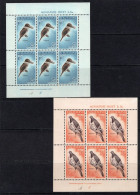 New Zealand 1960 Health - Kingfisher & Pigeon - MS Set Of 2 MNH (SG MS804b) - Nuevos