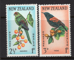 New Zealand 1962 Health - Birds Set MNH (SG 812-813) - Nuevos