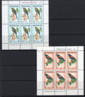 New Zealand 1962 Health - Birds MS Set Of 2 MNH (SG MS813b) - Unused Stamps