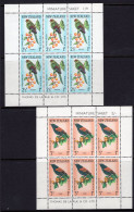 New Zealand 1962 Health - Birds MS Set Of 2 HM (SG MS813b) - Unused Stamps