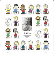 2022.Chales M. Schulz..Auteur De La Bande Dessinée Américaine "PEANUTS". Feuillet De 20 Timbres Neufs ** - Unused Stamps