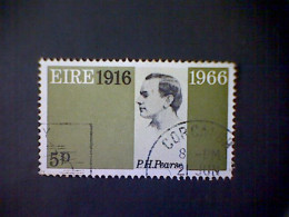 Ireland (Éire), Scott #208, Used(o), 1966, Easter Rising: Pearse 5d, Olive And Black - Usados