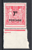New Zealand 1964 Arms Type - 7d Carmine-red MNH (SG 825) - Neufs
