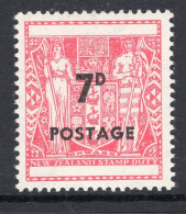 New Zealand 1964 Arms Type - 7d Carmine-red MNH (SG 825) - Neufs