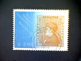 Ireland (Éire), Scott #391, Used(o), 1976, Benjamin Franklin, 9p, Blue, Sliver, And Ocher - Usados