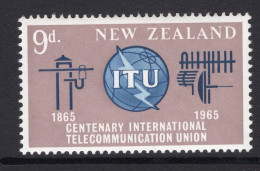 New Zealand 1965 ITU Centenary HM (SG 828) - Ongebruikt