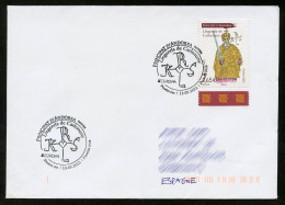 ANDORRA ANDORRE (2022) EUROPA - Llegenda De Carlemany, Charlemagne, Roi, épée, Myths And Legends - Pli Premier Jour FDC - Briefe U. Dokumente