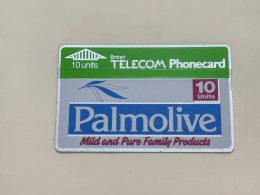United Kingdom-(BTA011)-PALMOLIVE-(10units)-(25)-(824A28620)-price Cataloge8.00£-mint Card+1card Prepiad Free - BT Publicitaire Uitgaven