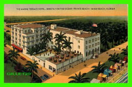 MIAMI BEACH, FL - THE MARINE TERRACE HOTEL -  BURSHEEN FINISHED - - Miami Beach
