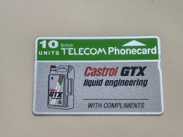 United Kingdom-(BTA012)-CASTROL GTX-(10units)(28)-(042B49474)-price Cataloge3.00£-mint Card+1card Prepiad Free - BT Edición Publicitaria