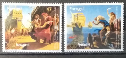 1996 - Portugal - MNH - 500 Years Of Discovery Of Maritime Way To India - Allusive Paintings - 4 Stamps - Nuevos