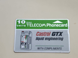 United Kingdom-(BTA012)-CASTROL GTX-(10units)(30)-(042F08019)-price Cataloge3.00£-mint Card+1card Prepiad Free - BT Emissions Publicitaires