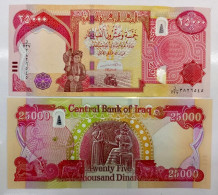 Irak 25.000 25000 Dinars 2021 P#102 Hybrid UNC - Iraq