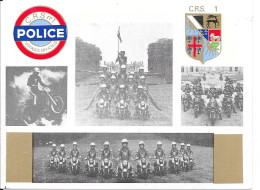 LE PELOTON MOTOCYCLISTE D'ACROBATIE ET DE DÉMONSTRATION DE LA POLICEZ NATIONALE C.R.S. N° 1 - Police - Gendarmerie