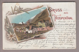 CH UR Hospenthal 1898-07-20 (Realp) Litho #71 Schlumpf - Realp