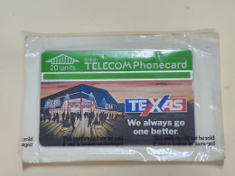 United Kingdom-(BTA015)-TEXAS HOMECARE-(20units)-(36)-(cod Inclosed)-price Cataloge8.00£-mint-card+1card Prepiad Free - BT Emissions Publicitaires