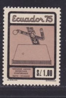 EQUATEUR Ping Pong, Tennis De Table. 1 Valeur émise En 1975 * MLH - Tennis Tavolo