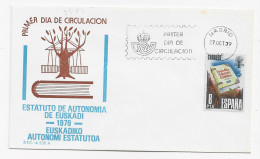 3769   FDC  Madrid  1979 , Estatuto De Autonomía De  Euskadi - FDC