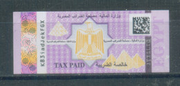 EGYPT / CIGARETTE TOBACCO TAX REVENUE LABEL - Gebraucht