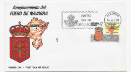 3769   FDC  Madrid 1984 ,Amejoramiento Del Fuero De Navarra - FDC