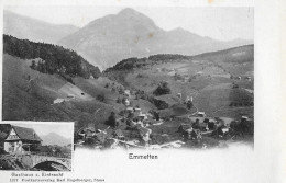 EMMETTEN ► Sehr Alte Mehrbildkarte Mit Gasthaus Zur Eintracht, Ca.1900 - Emmetten