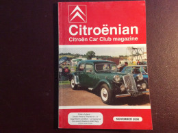 CITROENIAN Citroén Car Club Magazine Automobiles Citroén   . Novembre 2000 - Transportation