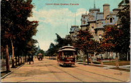 Canada Quebec Trolleys On Grand Allee 1918 - Québec - La Cité