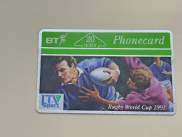 United Kingdom-(BTA021)-RUGBY WORLD CUP-(20units)-(48)-(148G17919)-price Cataloge6.00£-mint-card+1card Prepiad Free - BT Edición Publicitaria