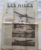 LES AILES Journal Locomotion Aérienne N° 583 18 Août 1932 Avion BERNARD Pilote ASSOLANT Monoplan Antoine Paillard MERMOZ - Vliegtuigen