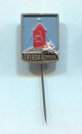 Alpinism Mountaineering - Triglav Slovenia, Vintage Pin Badge Abzeichen - Alpinisme, Beklimming