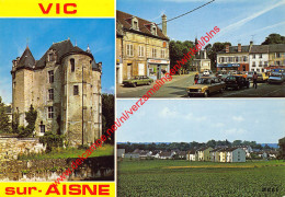 Le Donjon Du Château - La Place Du Général De Gaulle - Vic Sur Aisne - (2) Aisne - Vic Sur Aisne